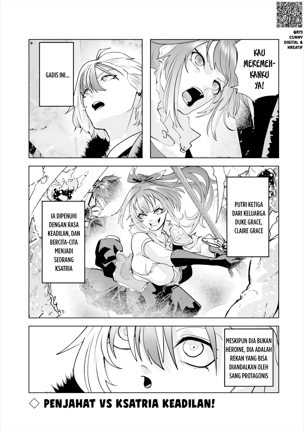 Akuyaku Kizoku ga Hirakinaotte Hametsu Flag wo "Jitsuryoku" de Tatakiotteitara, Itsunomanika Heroine-tachi kara Eiyuushi sareru You ni Natta Ken Chapter 4 - halaman 3