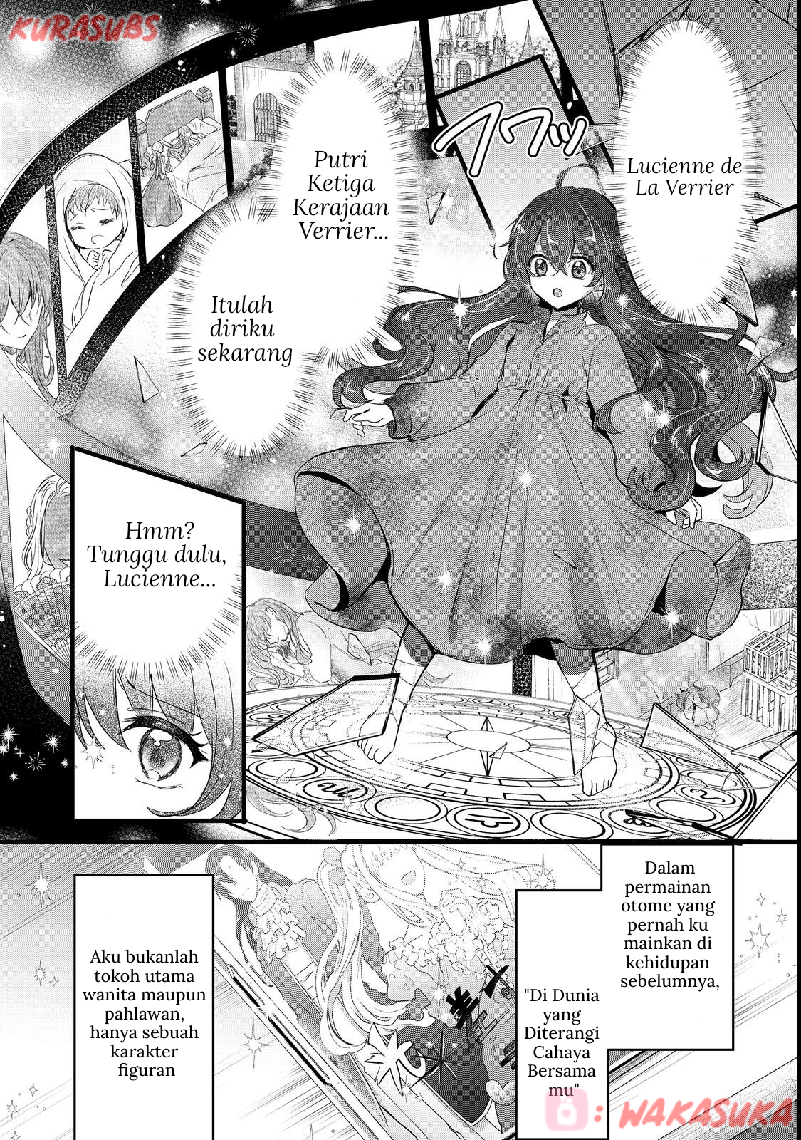 Akuyaku no Oujo ni Tensei shita kedo, Kakushi Chara ga Kakuretenai. @comic Chapter 1 - halaman 11