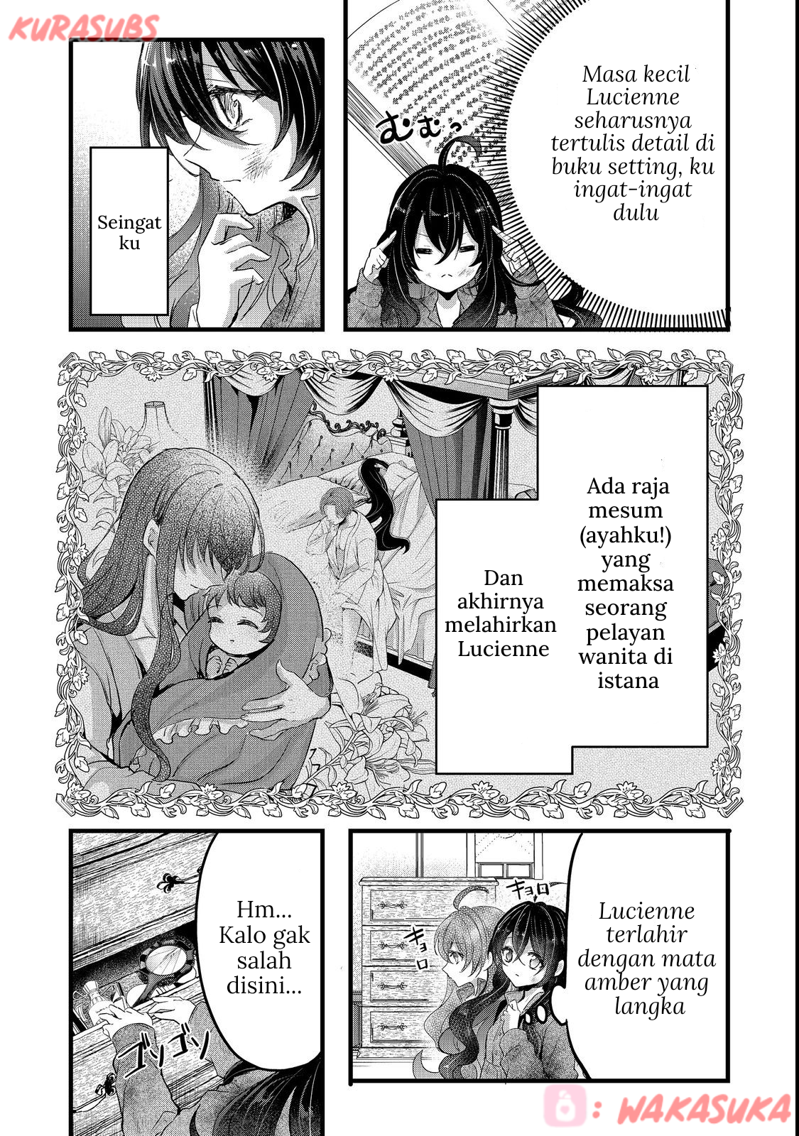 Akuyaku no Oujo ni Tensei shita kedo, Kakushi Chara ga Kakuretenai. @comic Chapter 1 - halaman 15