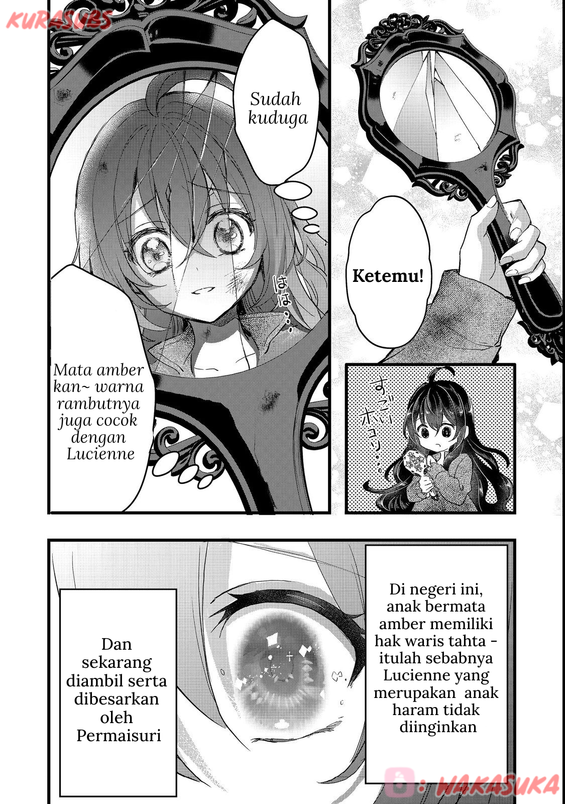 Akuyaku no Oujo ni Tensei shita kedo, Kakushi Chara ga Kakuretenai. @comic Chapter 1 - halaman 16