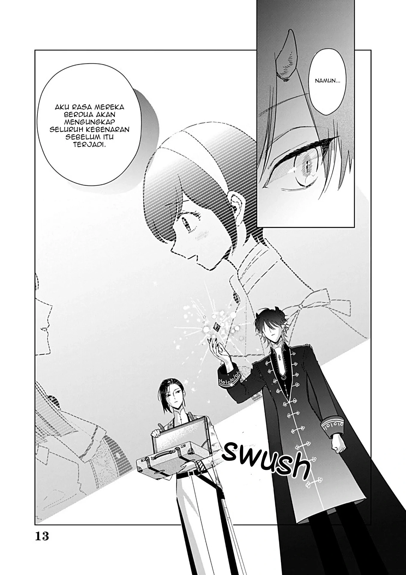 Akuyaku Reijou no Naka no Hito Chapter 25.2 - halaman 13