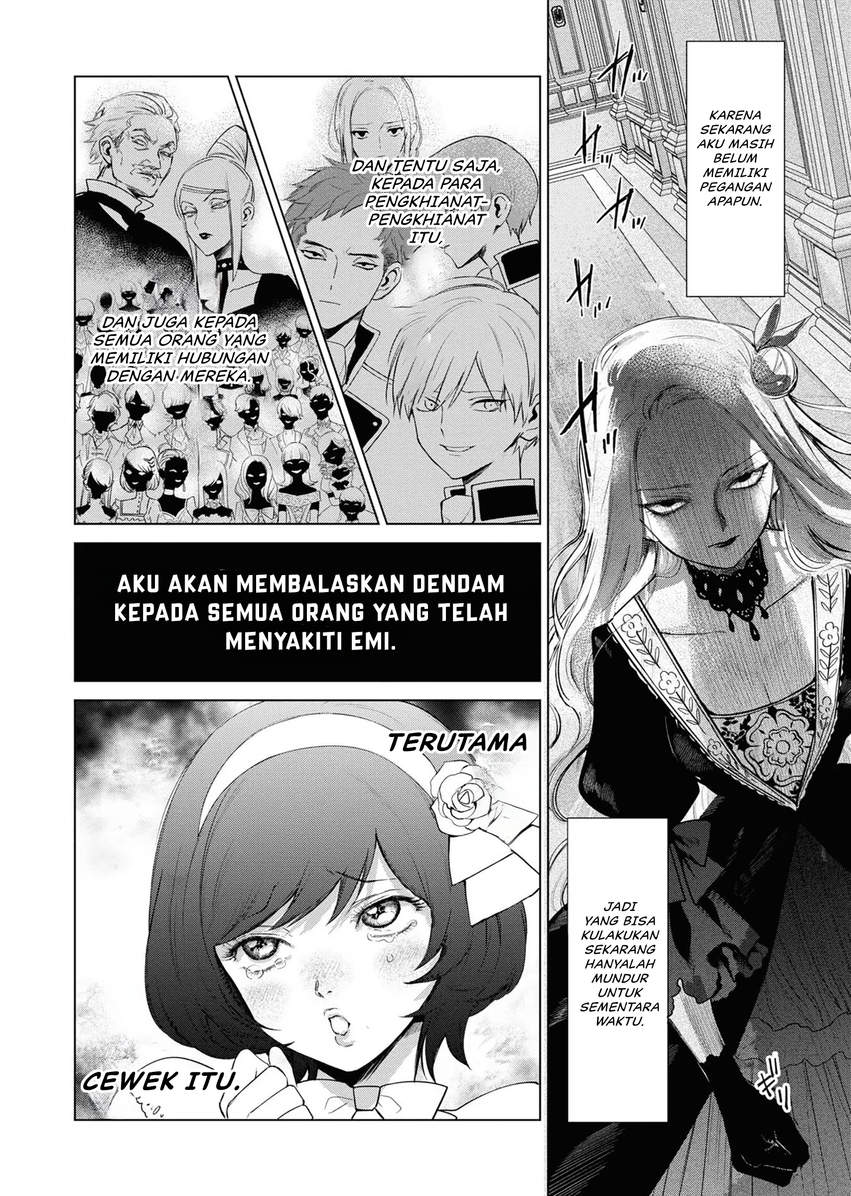 Akuyaku Reijou no Naka no Hito: Danzai sareta Tenseisha no Tame Usotsuki Heroine ni Fukushuu Itashimasu Chapter 2 - halaman 57