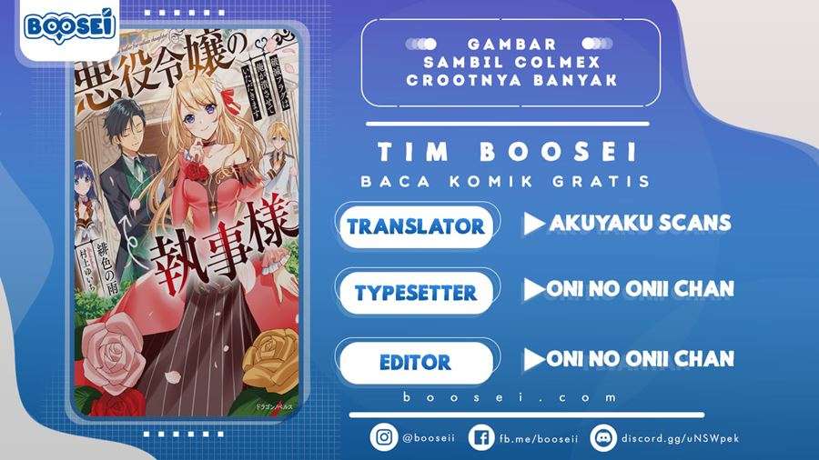 Akuyaku Reijou no Shitsuji-sama: Hametsu Flag wa Ore ga Tsubusasete Itadakimasu Chapter 2.1 - halaman 1