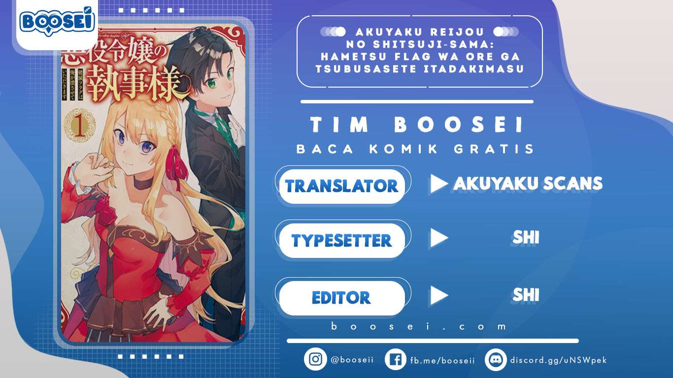 Akuyaku Reijou no Shitsuji-sama: Hametsu Flag wa Ore ga Tsubusasete Itadakimasu Chapter 2.2 - halaman 1