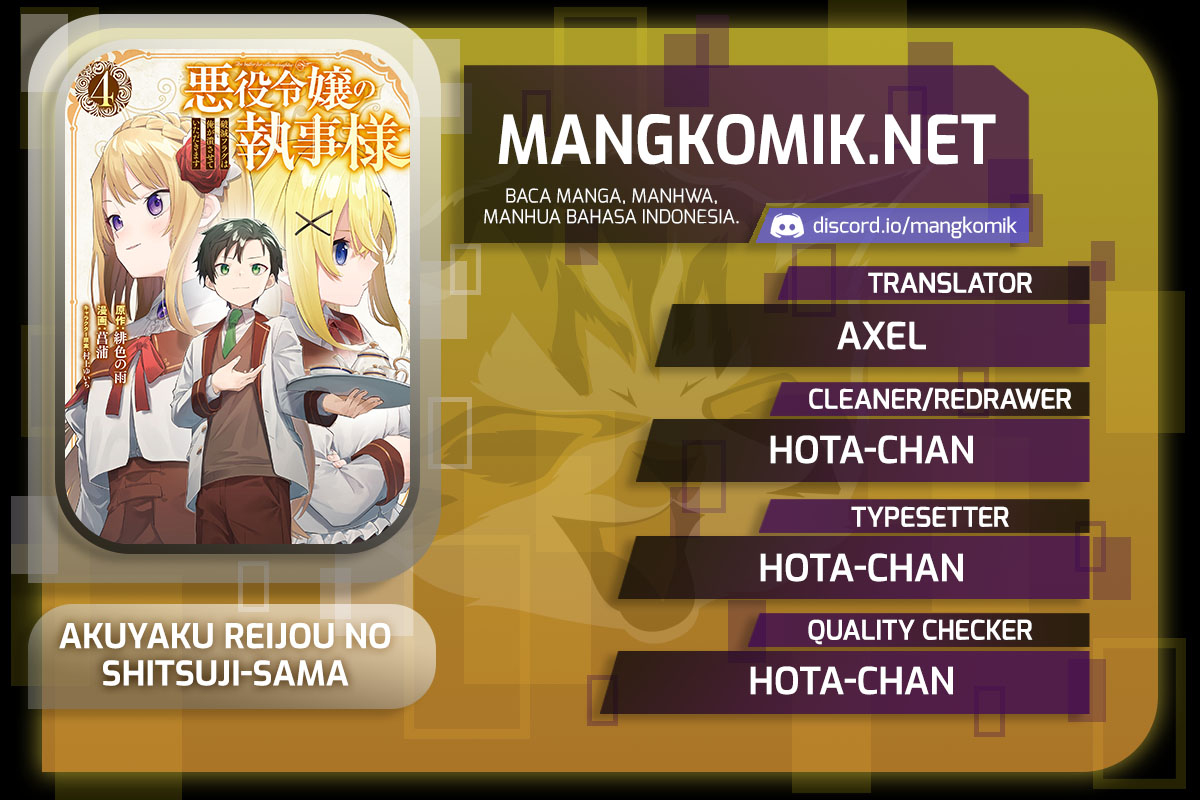 Akuyaku Reijou no Shitsuji-sama: Hametsu Flag wa Ore ga Tsubusasete Itadakimasu Chapter 25.1 - halaman 1