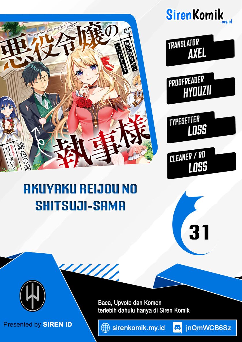 Akuyaku Reijou no Shitsuji-sama: Hametsu Flag wa Ore ga Tsubusasete Itadakimasu Chapter 31 - halaman 1