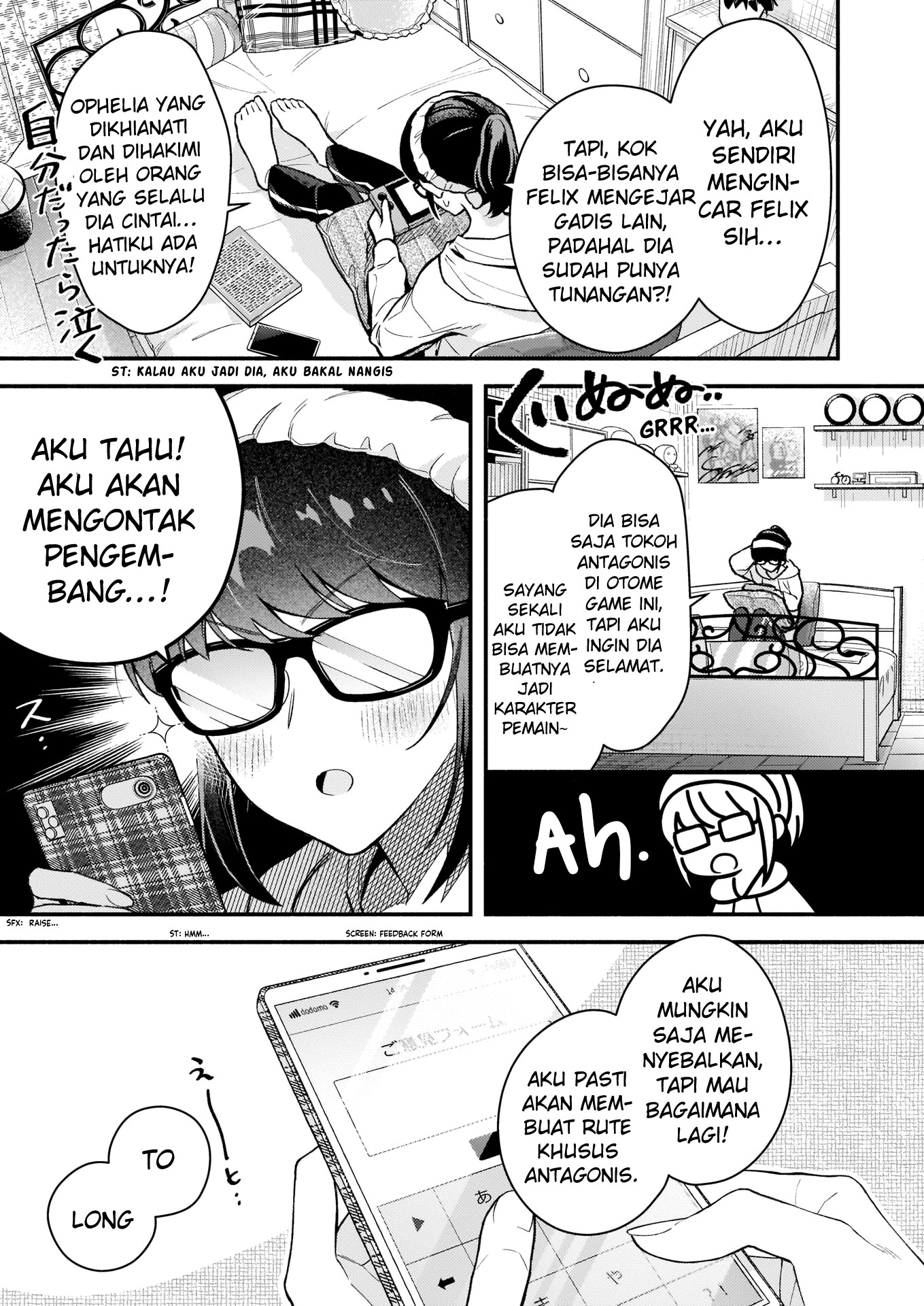 Akuyaku Reijou Route ga Nai nante, Dare ga Itta no? Chapter 1 - halaman 10
