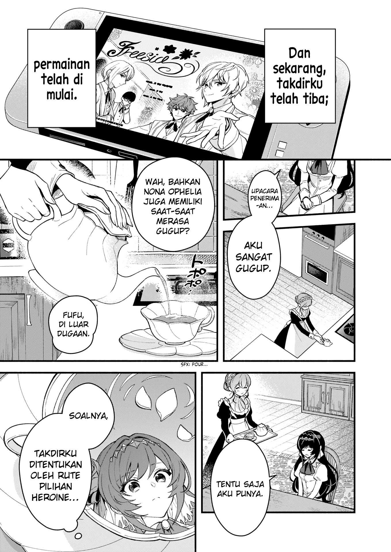 Akuyaku Reijou Route ga Nai nante, Dare ga Itta no? Chapter 1 - halaman 18