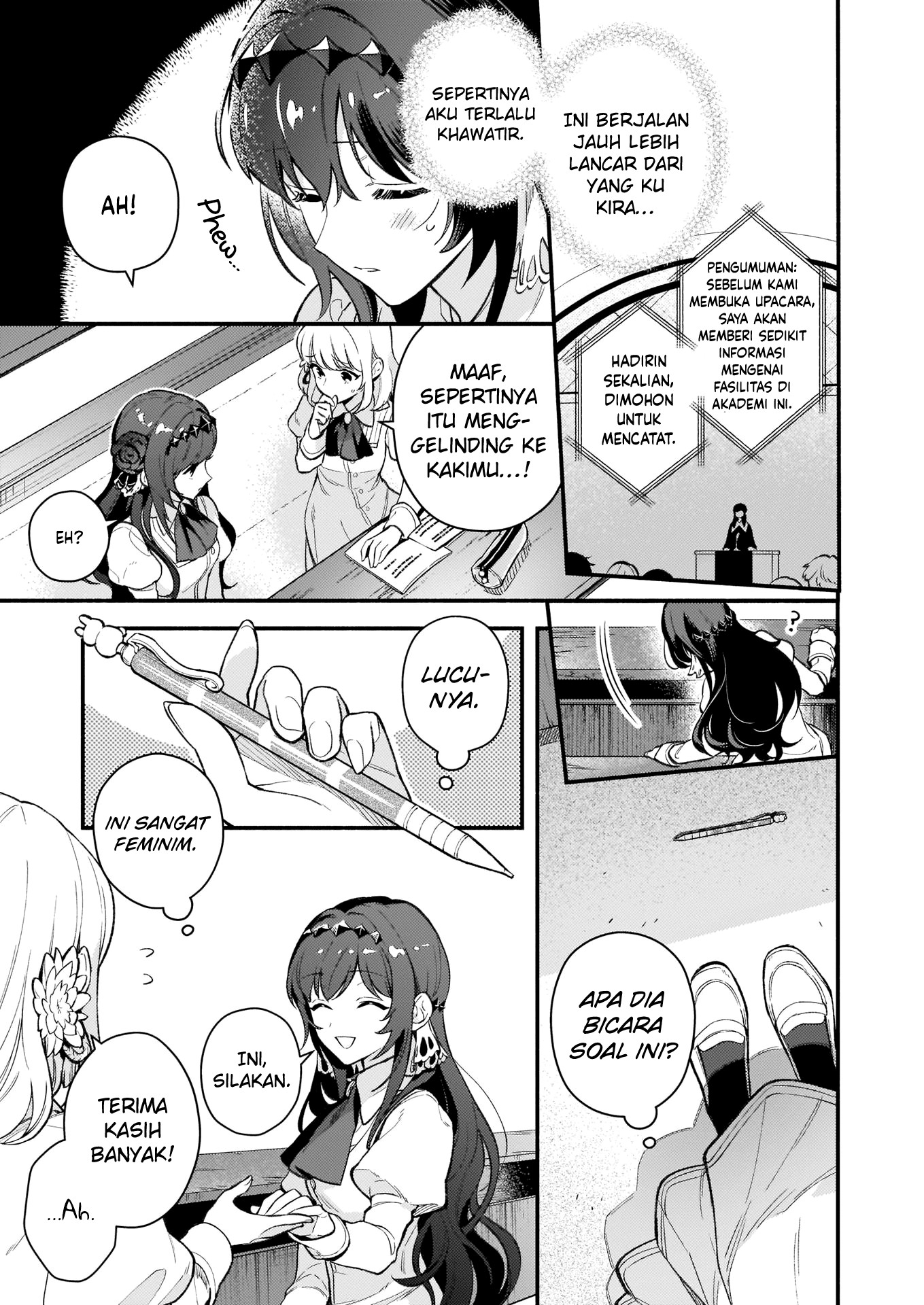 Akuyaku Reijou Route ga Nai nante, Dare ga Itta no? Chapter 1 - halaman 32