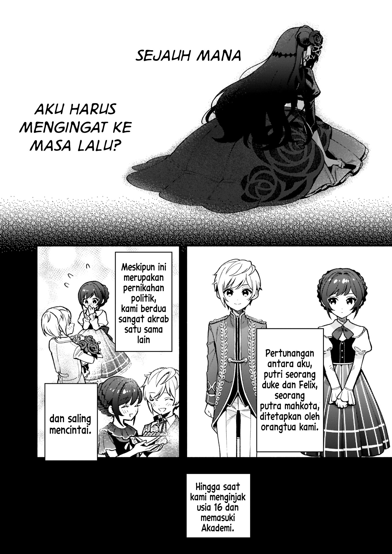 Akuyaku Reijou Route ga Nai nante, Dare ga Itta no? Chapter 1 - halaman 5