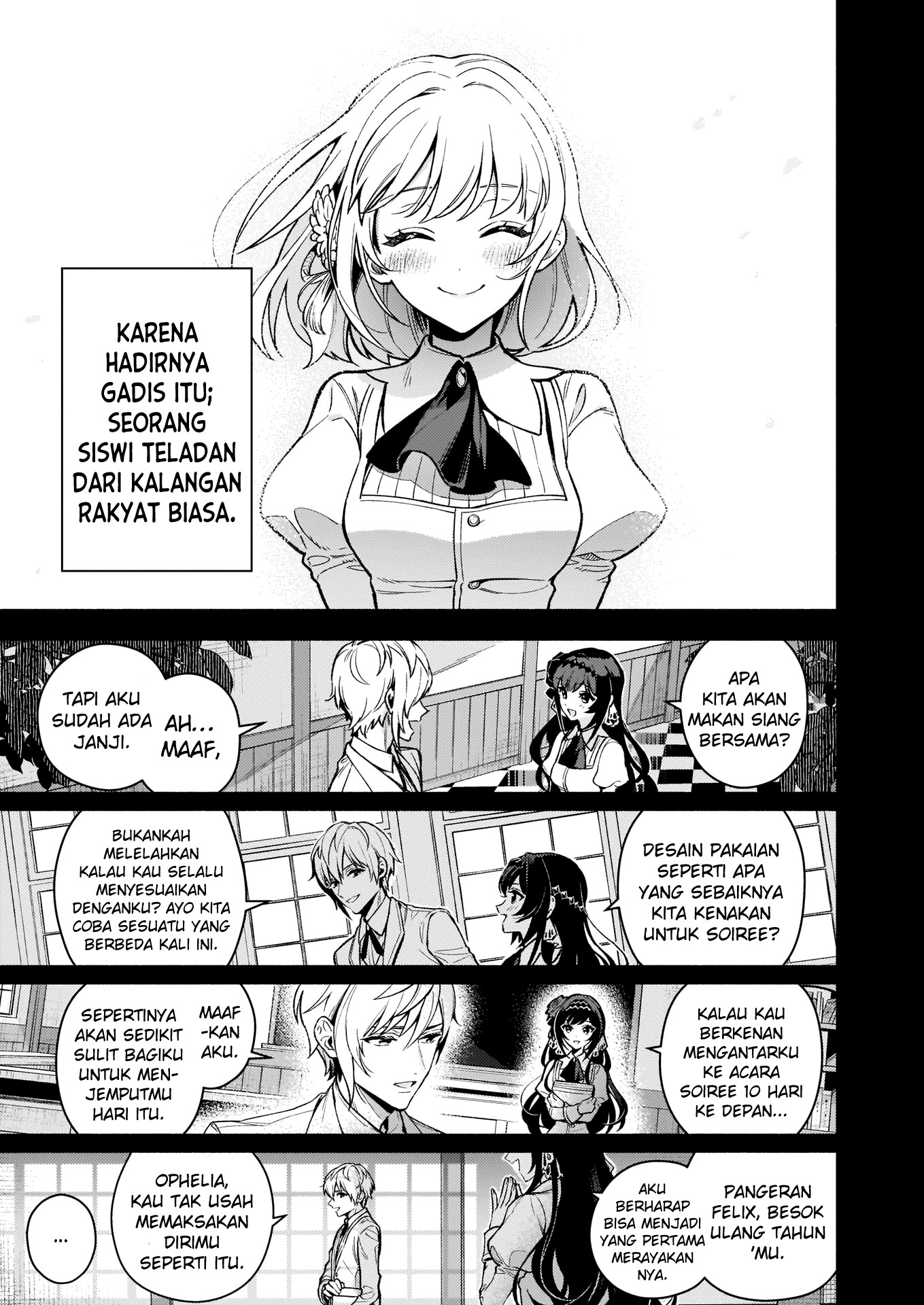 Akuyaku Reijou Route ga Nai nante, Dare ga Itta no? Chapter 1 - halaman 6