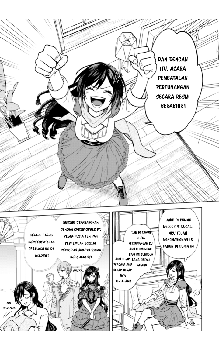 Akuyaku Reijou Slow Life wo Enjoy shitai! Yatto Konyaku Haki sareta noni, Dai-2 Ouji ga Meccha Stalker shite Kurun desu kedo... Chapter 1 - halaman 13