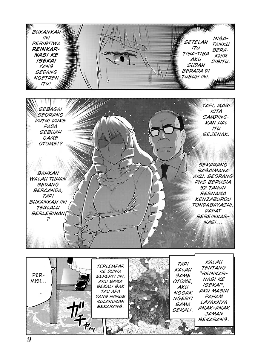 Akuyaku Reijou Tensei Ojisan Chapter 1 - halaman 10