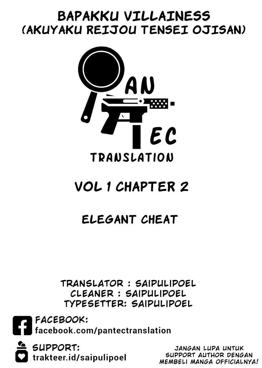 Akuyaku Reijou Tensei Ojisan Chapter 2 - halaman 1