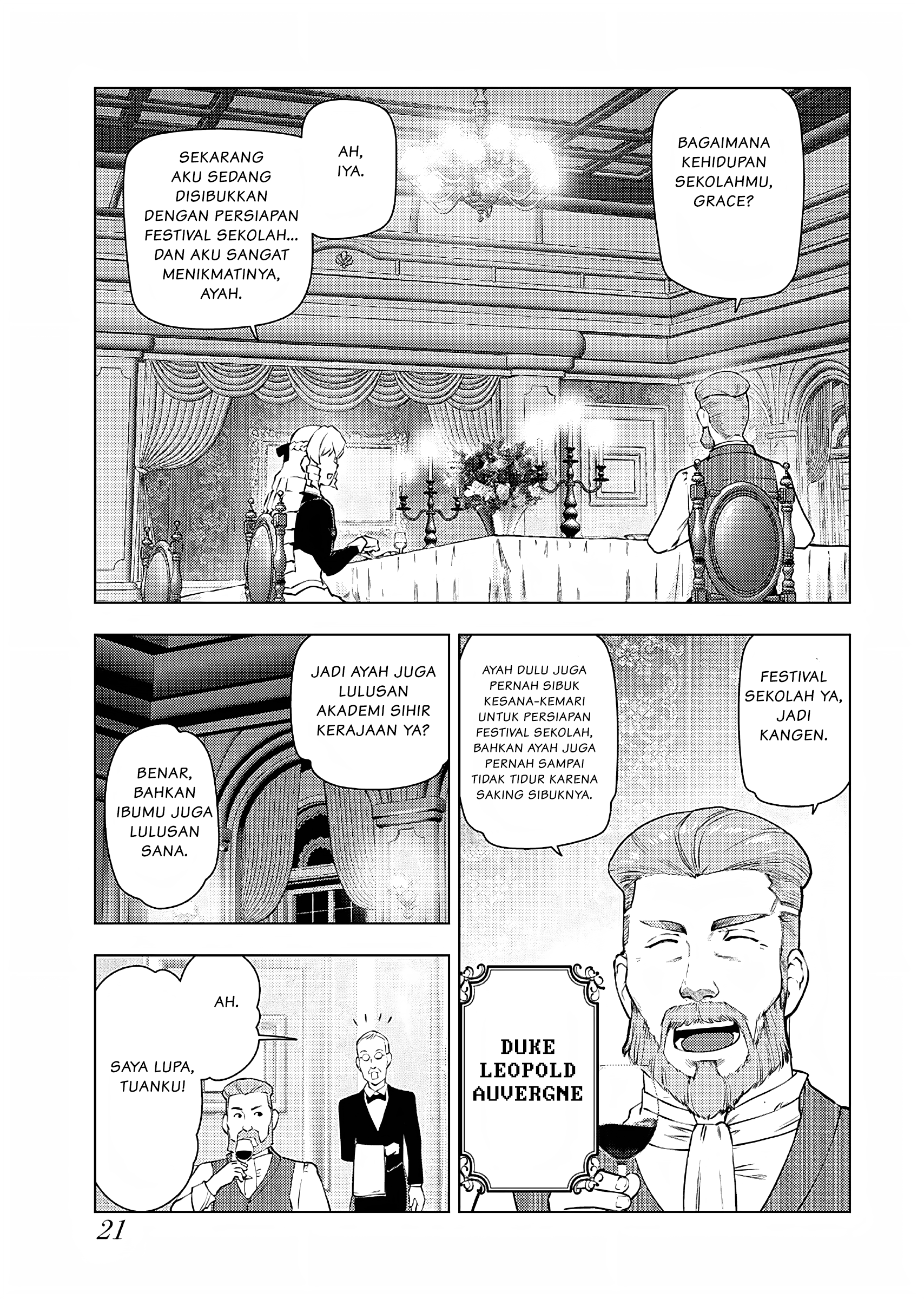 Akuyaku Reijou Tensei Ojisan Chapter 22 - halaman 20