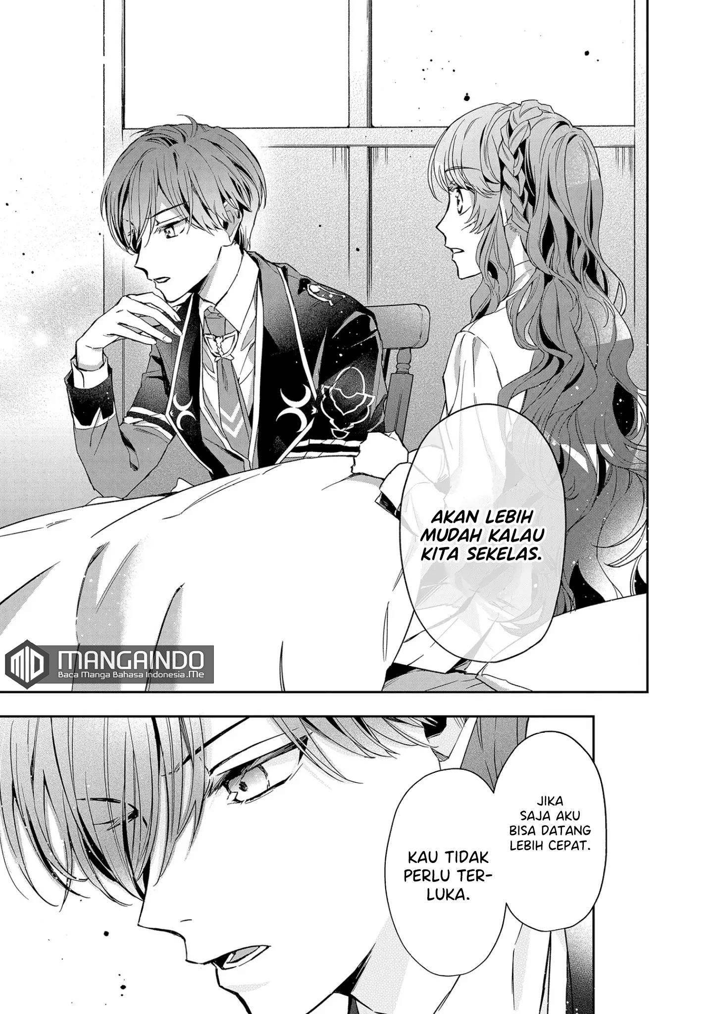 Akuyaku Reijou to Akuyaku Reisoku ga, Deatte Koi ni Ochita nara: Nanashi no Seirei to Keiyaku shite Oidasareta Reijou wa, Kyou mo Reisoku to Kisoiatteiru you desu Chapter 7 - halaman 10