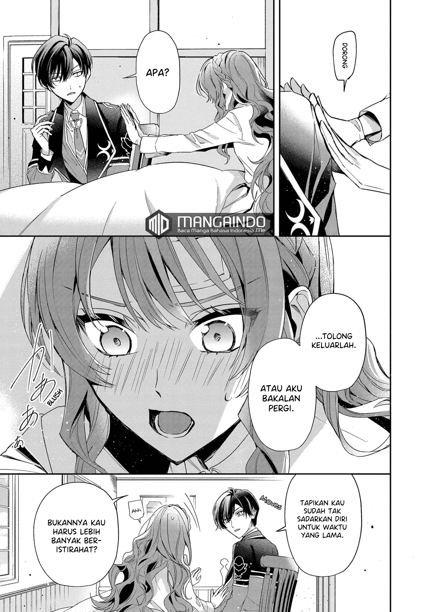 Akuyaku Reijou to Akuyaku Reisoku ga, Deatte Koi ni Ochita nara: Nanashi no Seirei to Keiyaku shite Oidasareta Reijou wa, Kyou mo Reisoku to Kisoiatteiru you desu Chapter 7 - halaman 12