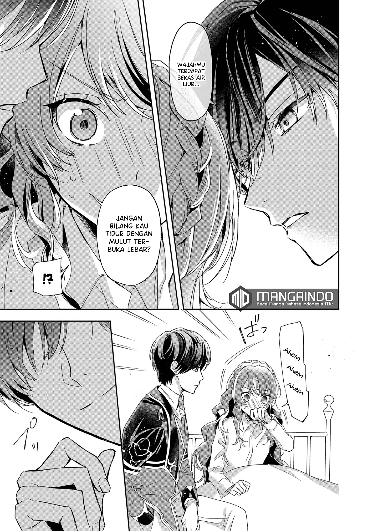 Akuyaku Reijou to Akuyaku Reisoku ga, Deatte Koi ni Ochita nara: Nanashi no Seirei to Keiyaku shite Oidasareta Reijou wa, Kyou mo Reisoku to Kisoiatteiru you desu Chapter 7 - halaman 14