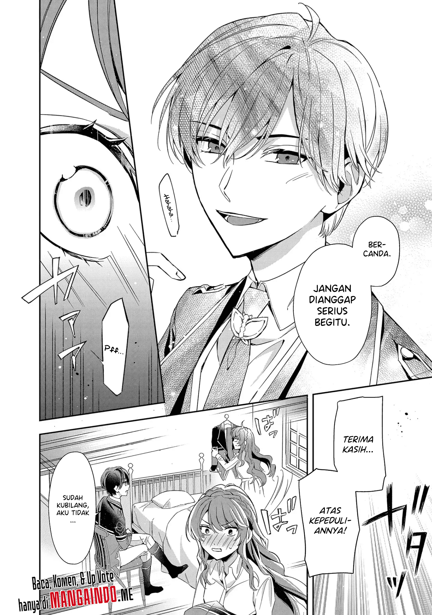 Akuyaku Reijou to Akuyaku Reisoku ga, Deatte Koi ni Ochita nara: Nanashi no Seirei to Keiyaku shite Oidasareta Reijou wa, Kyou mo Reisoku to Kisoiatteiru you desu Chapter 7 - halaman 15