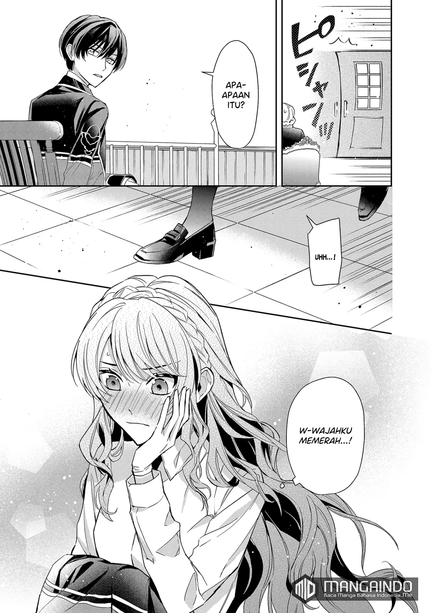 Akuyaku Reijou to Akuyaku Reisoku ga, Deatte Koi ni Ochita nara: Nanashi no Seirei to Keiyaku shite Oidasareta Reijou wa, Kyou mo Reisoku to Kisoiatteiru you desu Chapter 7 - halaman 16