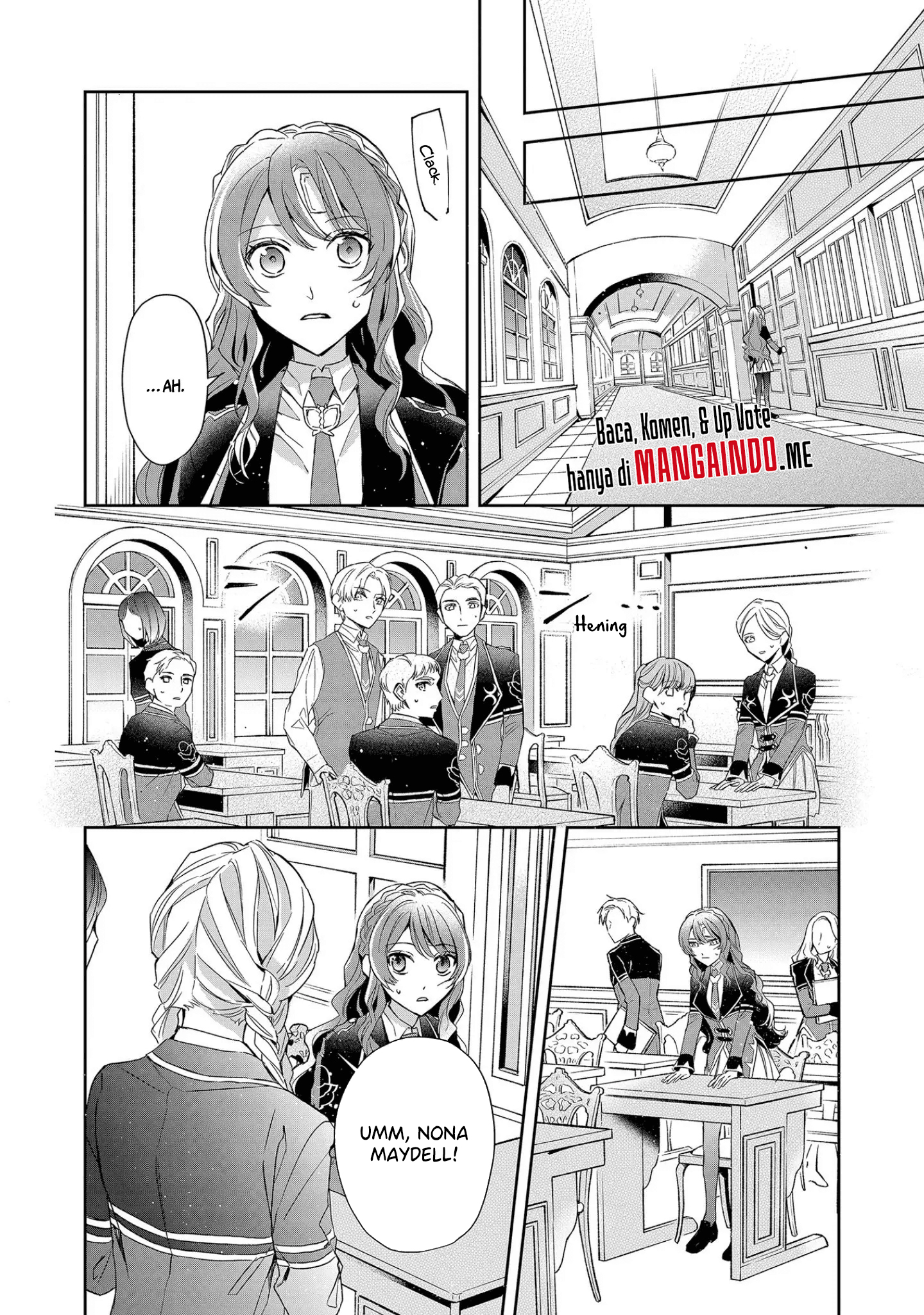 Akuyaku Reijou to Akuyaku Reisoku ga, Deatte Koi ni Ochita nara: Nanashi no Seirei to Keiyaku shite Oidasareta Reijou wa, Kyou mo Reisoku to Kisoiatteiru you desu Chapter 7 - halaman 17