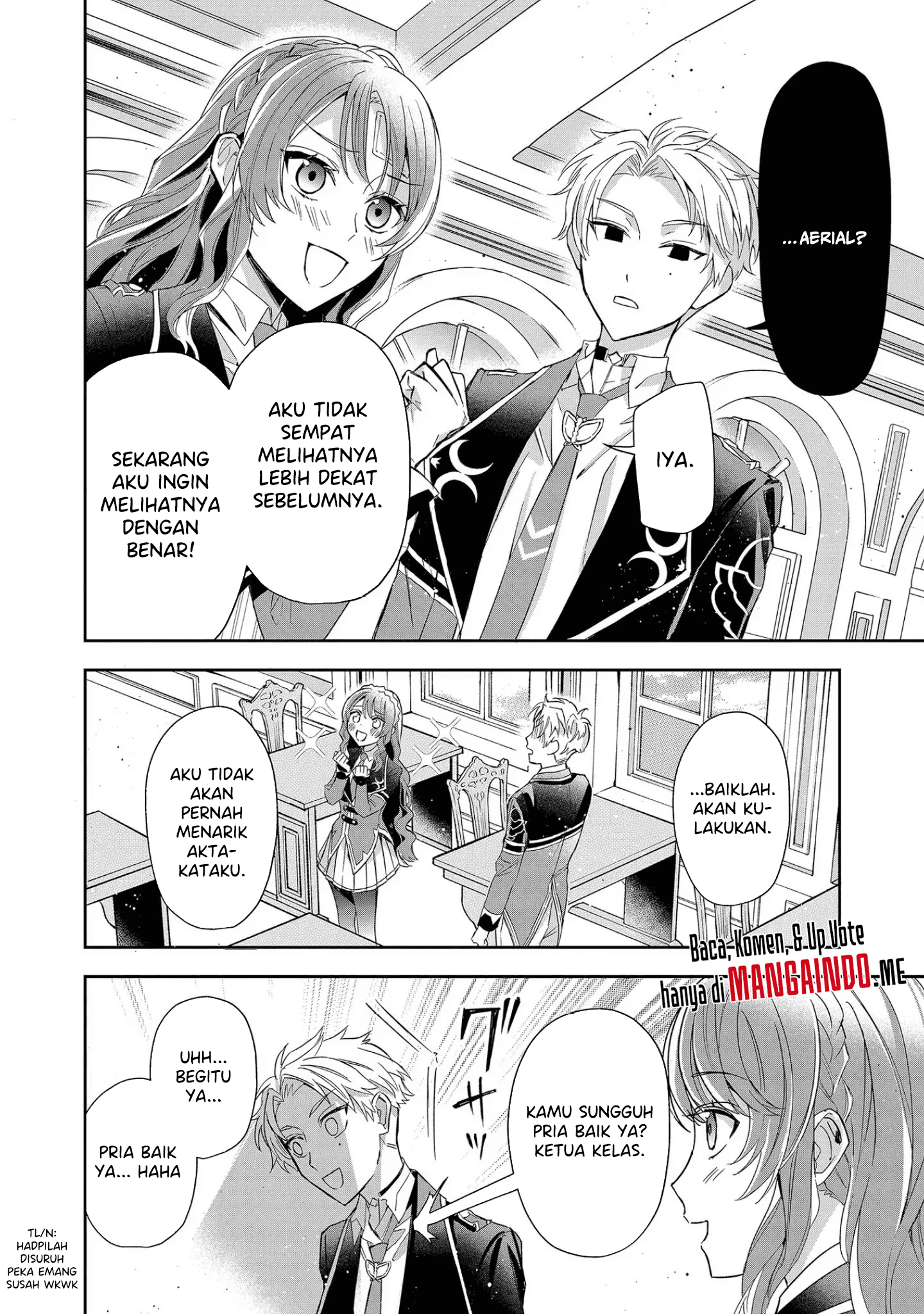 Akuyaku Reijou to Akuyaku Reisoku ga, Deatte Koi ni Ochita nara: Nanashi no Seirei to Keiyaku shite Oidasareta Reijou wa, Kyou mo Reisoku to Kisoiatteiru you desu Chapter 7 - halaman 29