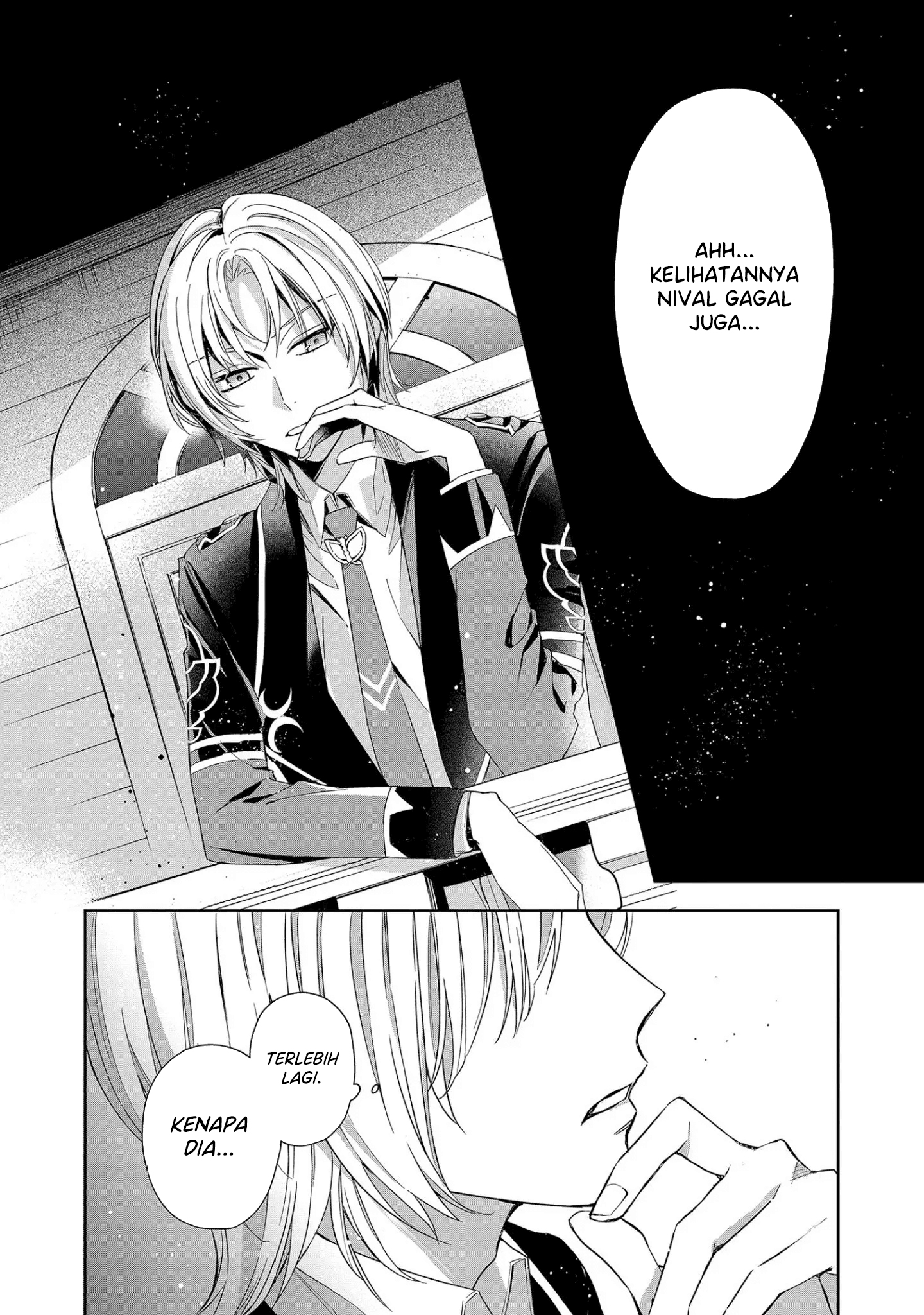 Akuyaku Reijou to Akuyaku Reisoku ga, Deatte Koi ni Ochita nara: Nanashi no Seirei to Keiyaku shite Oidasareta Reijou wa, Kyou mo Reisoku to Kisoiatteiru you desu Chapter 7 - halaman 31