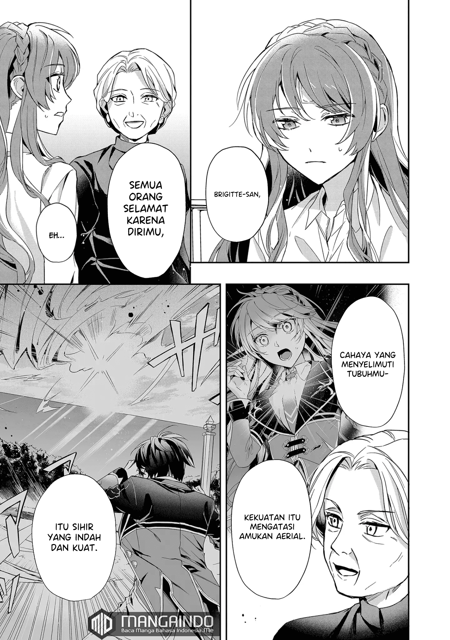 Akuyaku Reijou to Akuyaku Reisoku ga, Deatte Koi ni Ochita nara: Nanashi no Seirei to Keiyaku shite Oidasareta Reijou wa, Kyou mo Reisoku to Kisoiatteiru you desu Chapter 7 - halaman 4