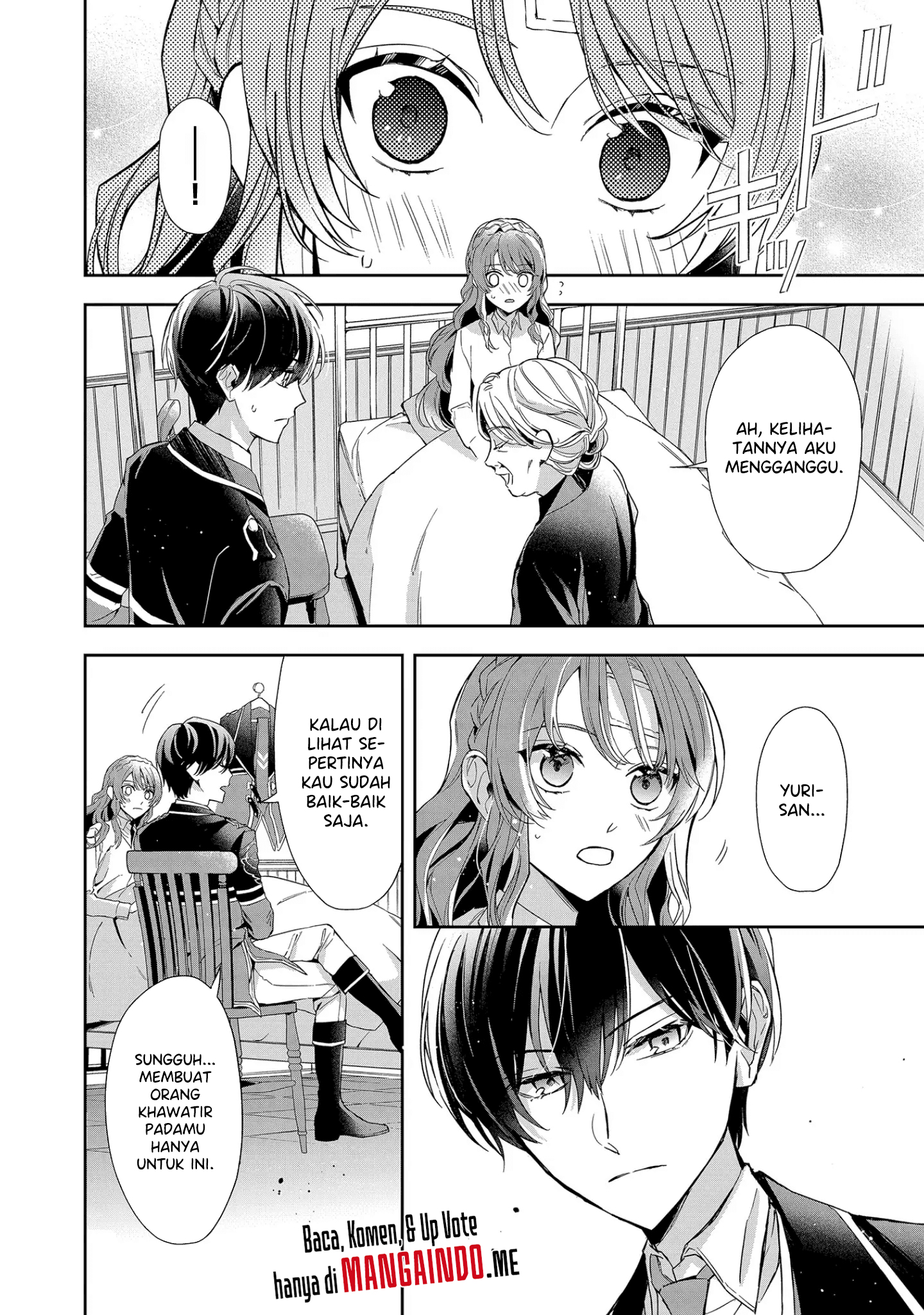 Akuyaku Reijou to Akuyaku Reisoku ga, Deatte Koi ni Ochita nara: Nanashi no Seirei to Keiyaku shite Oidasareta Reijou wa, Kyou mo Reisoku to Kisoiatteiru you desu Chapter 7 - halaman 7