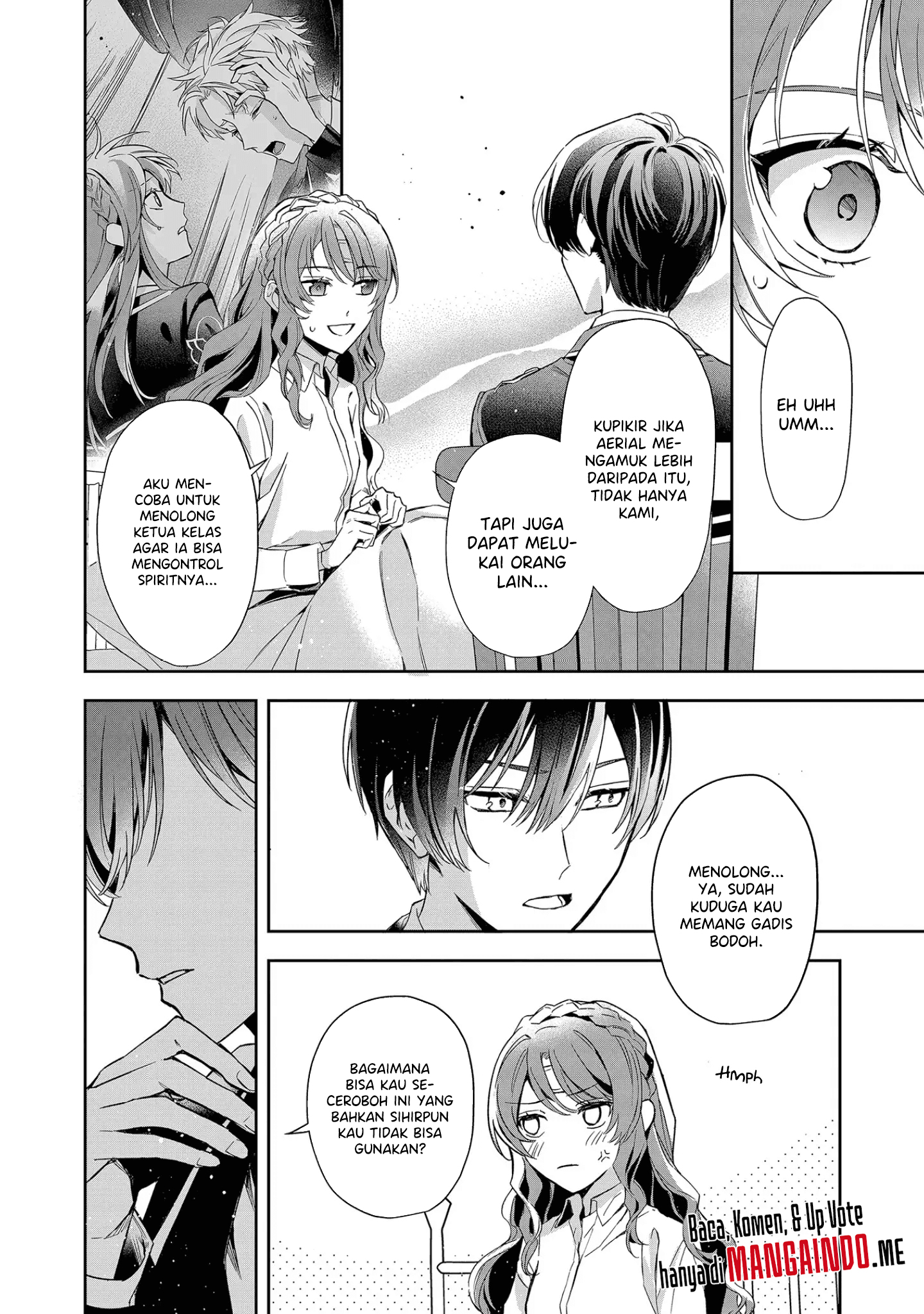 Akuyaku Reijou to Akuyaku Reisoku ga, Deatte Koi ni Ochita nara: Nanashi no Seirei to Keiyaku shite Oidasareta Reijou wa, Kyou mo Reisoku to Kisoiatteiru you desu Chapter 7 - halaman 9