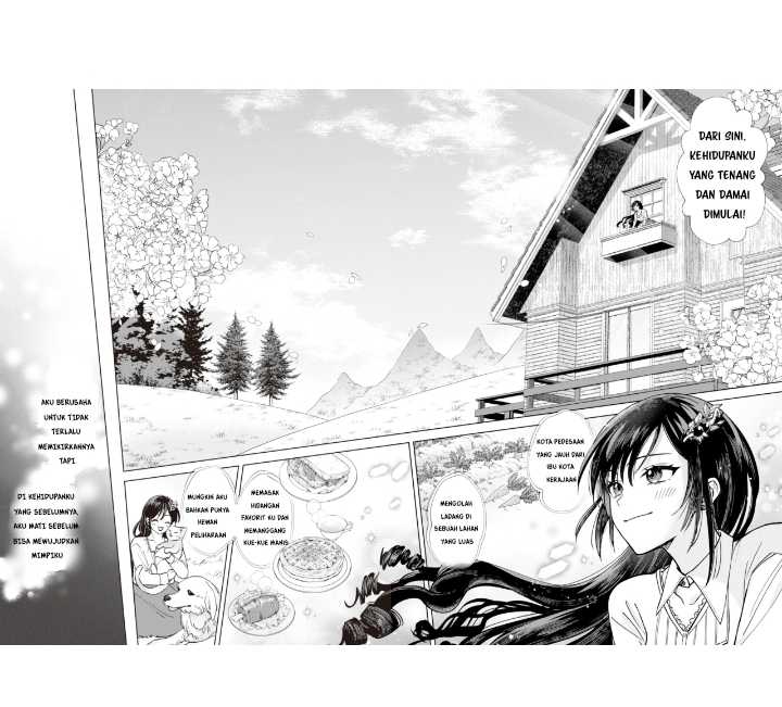 Akuyaku Reijou wa Slow Life o Enjoy Shitai!: Yatto Kon’yaku Hakisareta no ni, Daini Ouji ga Meccha Stalker Shitekurun desu kedo Chapter 1 - halaman 7