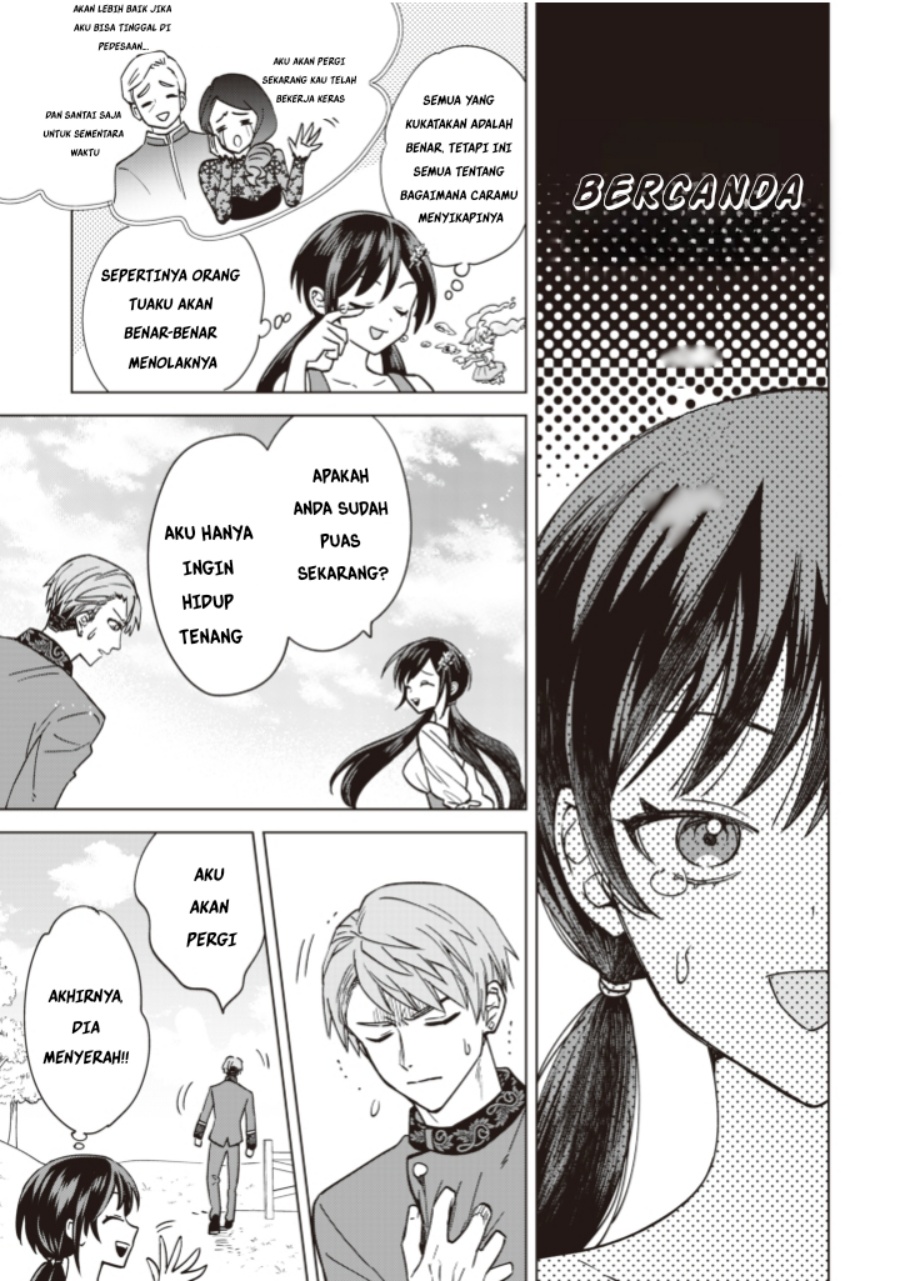 Akuyaku Reijou wa Slow Life o Enjoy Shitai!: Yatto Kon’yaku Hakisareta no ni, Daini Ouji ga Meccha Stalker Shitekurun desu kedo Chapter 3 - halaman 21