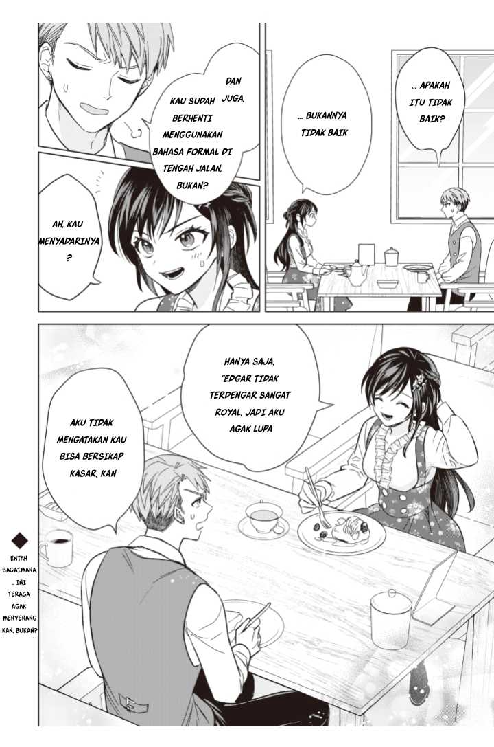 Akuyaku Reijou wa Slow Life o Enjoy Shitai!: Yatto Kon’yaku Hakisareta no ni, Daini Ouji ga Meccha Stalker Shitekurun desu kedo Chapter 5 - halaman 24