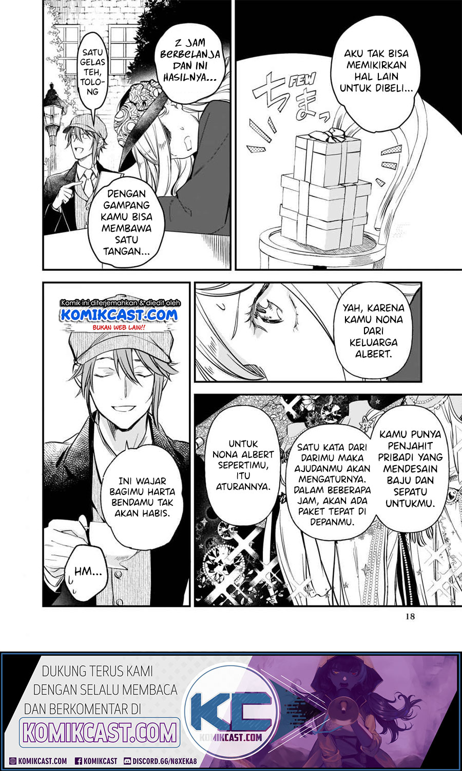 Albert-ke no Reijou wa Botsuraku wo Goshomou desu Chapter 10.1 - halaman 18