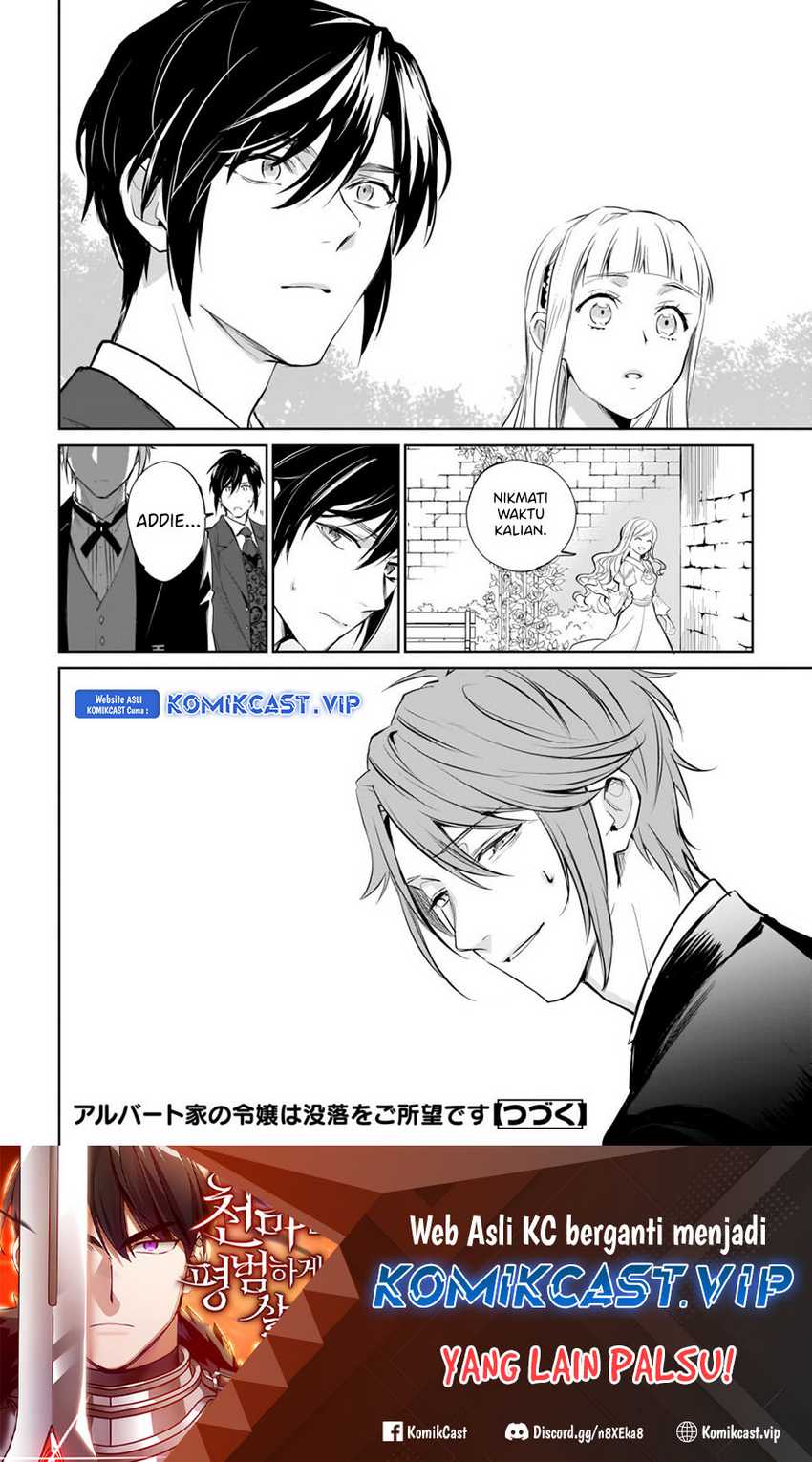 Albert-ke no Reijou wa Botsuraku wo Goshomou desu Chapter 18.2 - halaman 16