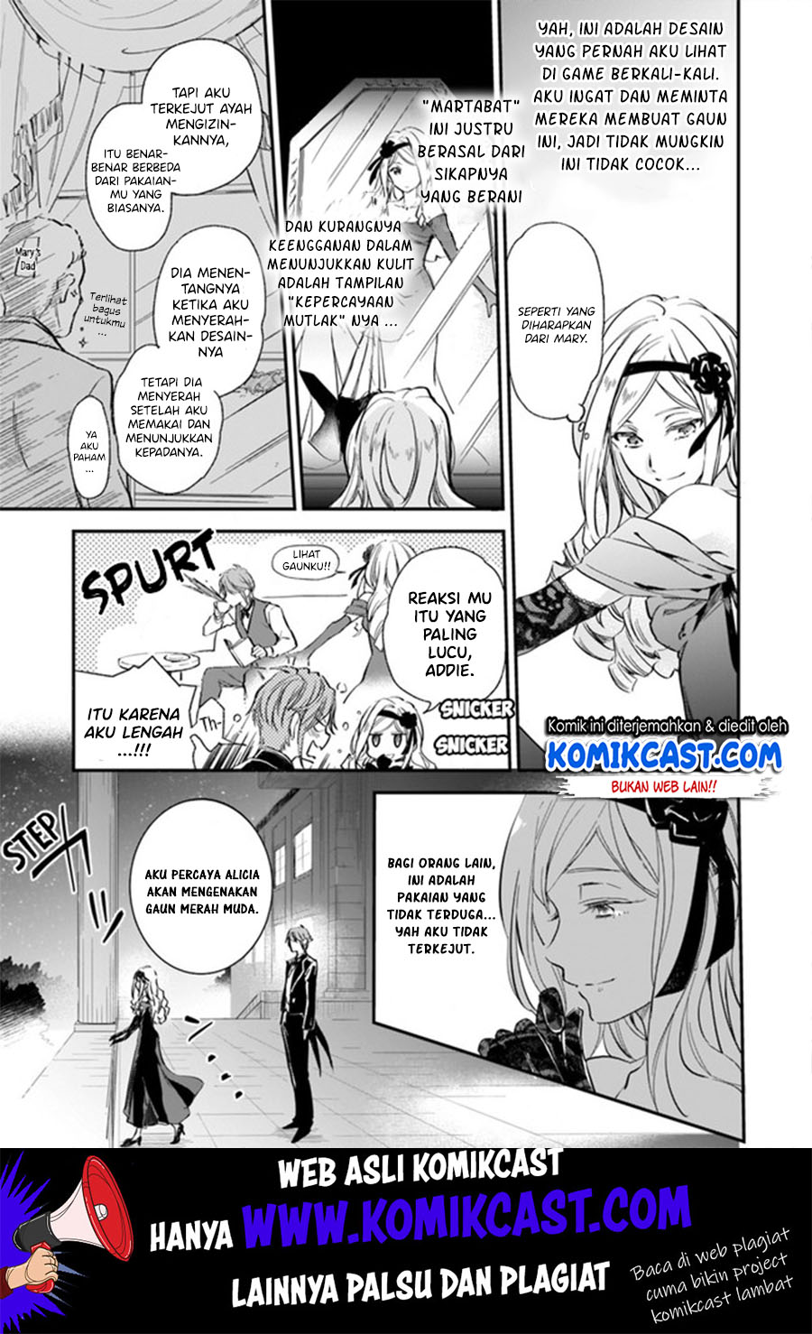 Albert-ke no Reijou wa Botsuraku wo Goshomou desu Chapter 4.1 - halaman 8
