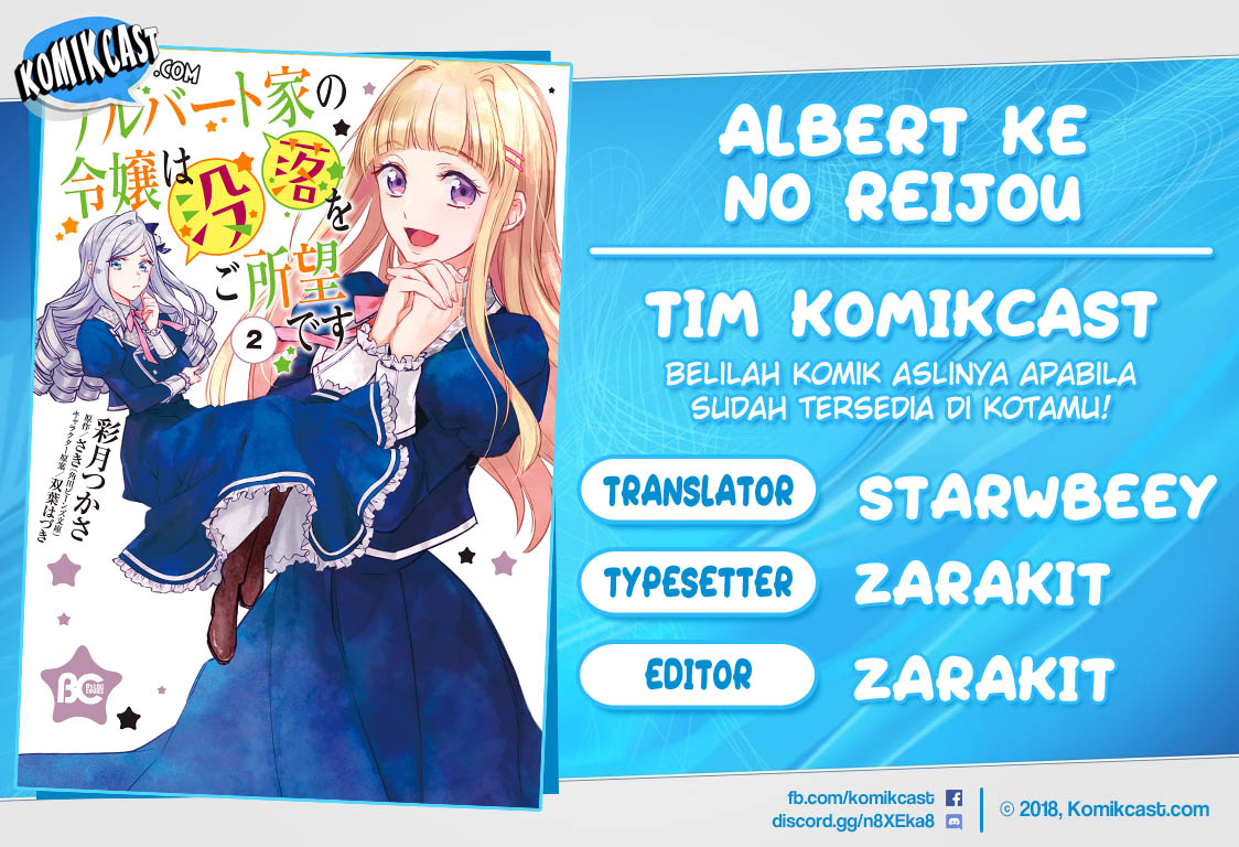 Albert-ke no Reijou wa Botsuraku wo Goshomou desu Chapter 7 - halaman 1
