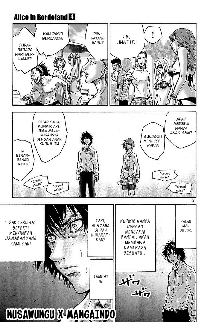 Alice in Borderland Chapter 15 - halaman 33