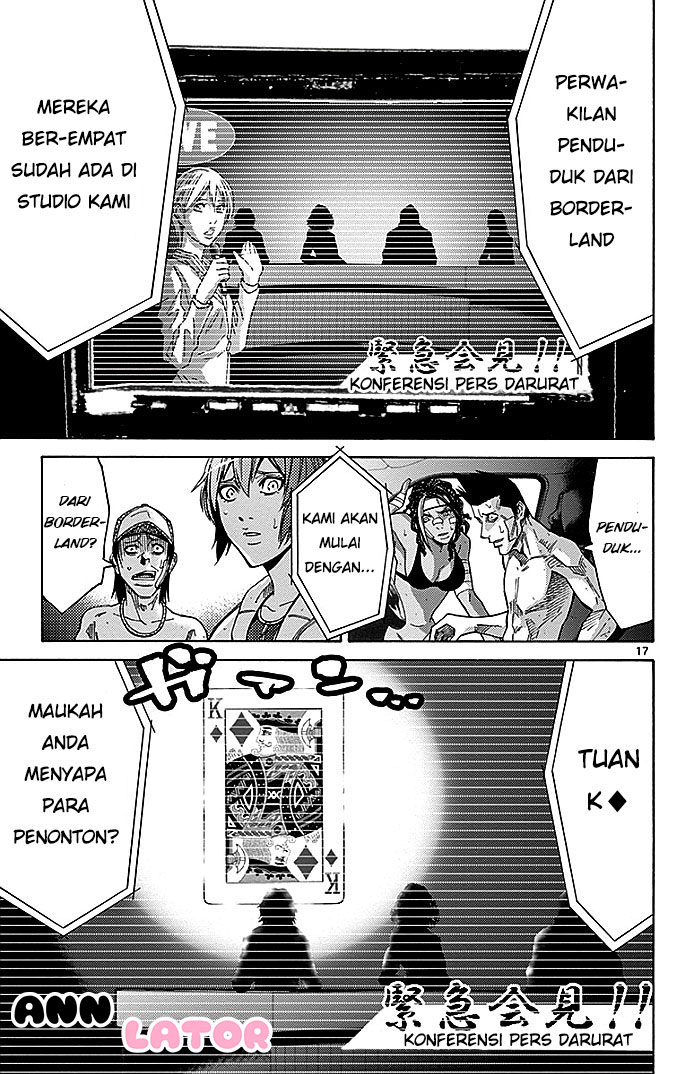 Alice in Borderland Chapter 31 - halaman 17