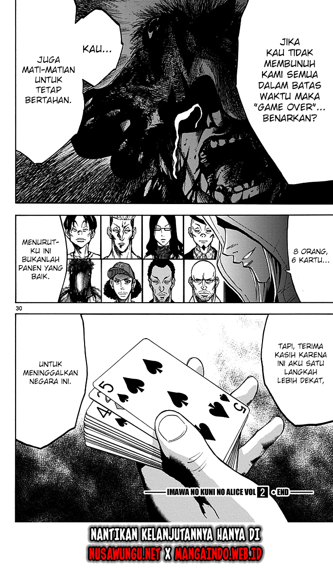 Alice in Borderland Chapter 9 - halaman 30