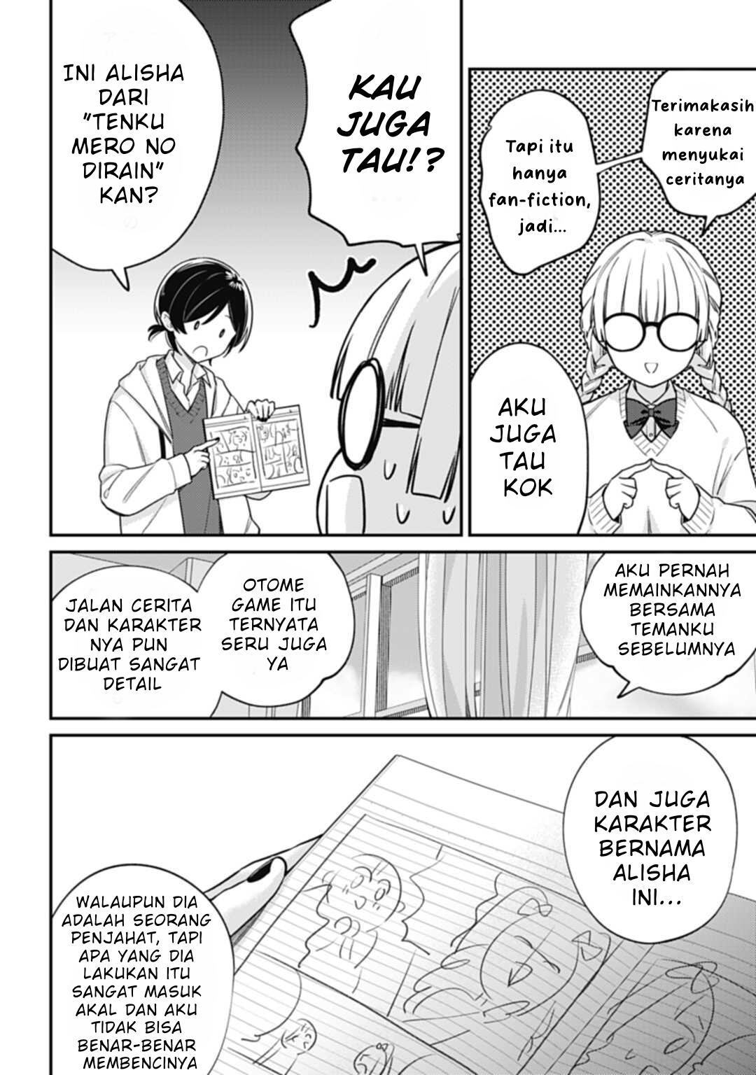 Alisha Doesn't Bend Her Mind Chapter 4.1 - halaman 9
