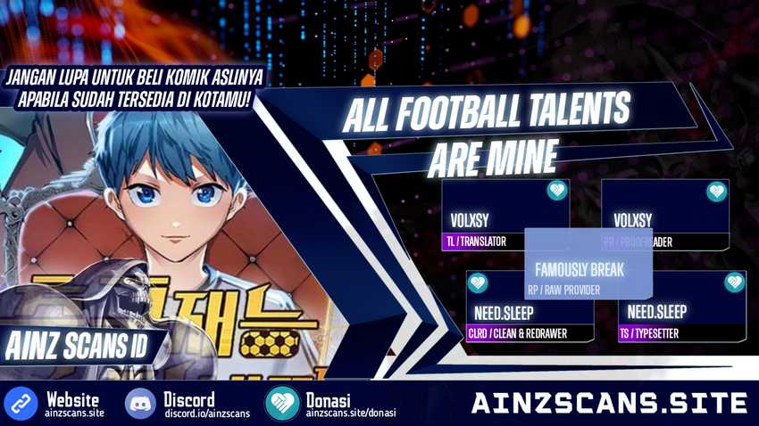 All Football Talents Are Mine Chapter 1 - halaman 1