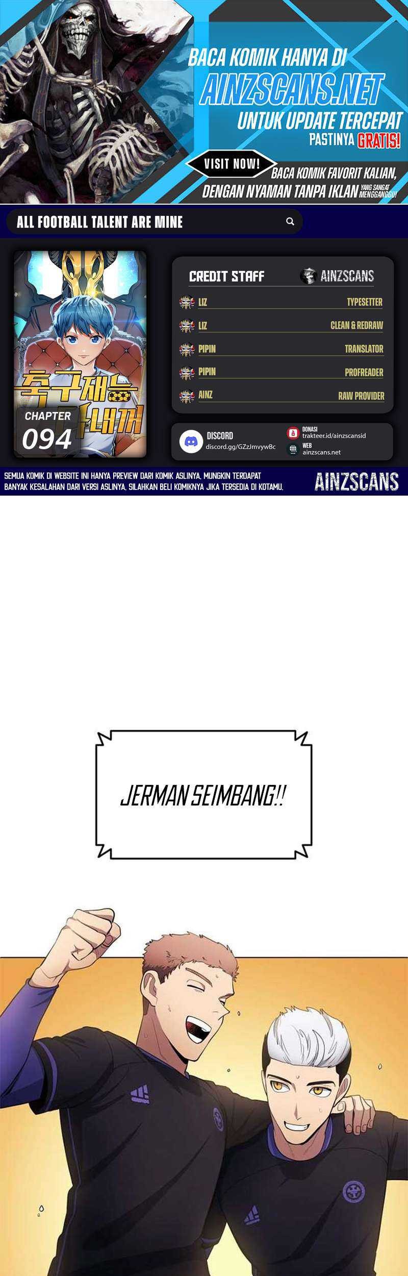 All Football Talents Are Mine Chapter 94 - halaman 1