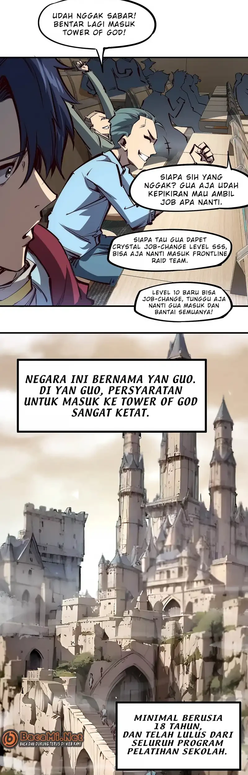 All People Scramble for the Tower, I Cleared 999 Floors in Advance Chapter 1 - halaman 24