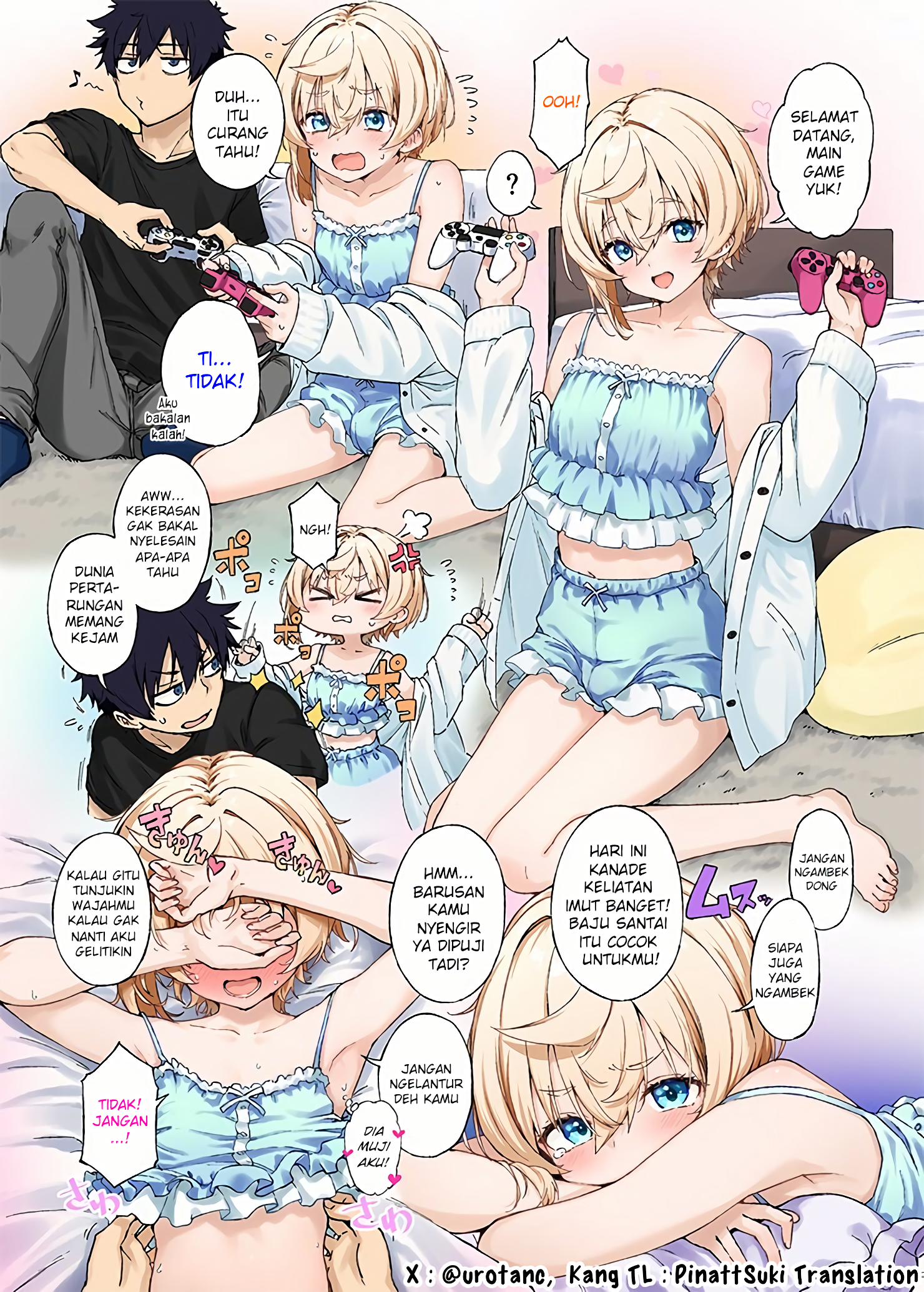 Amaama Shinyuu Otoko no Ko Chapter 9 - halaman 1