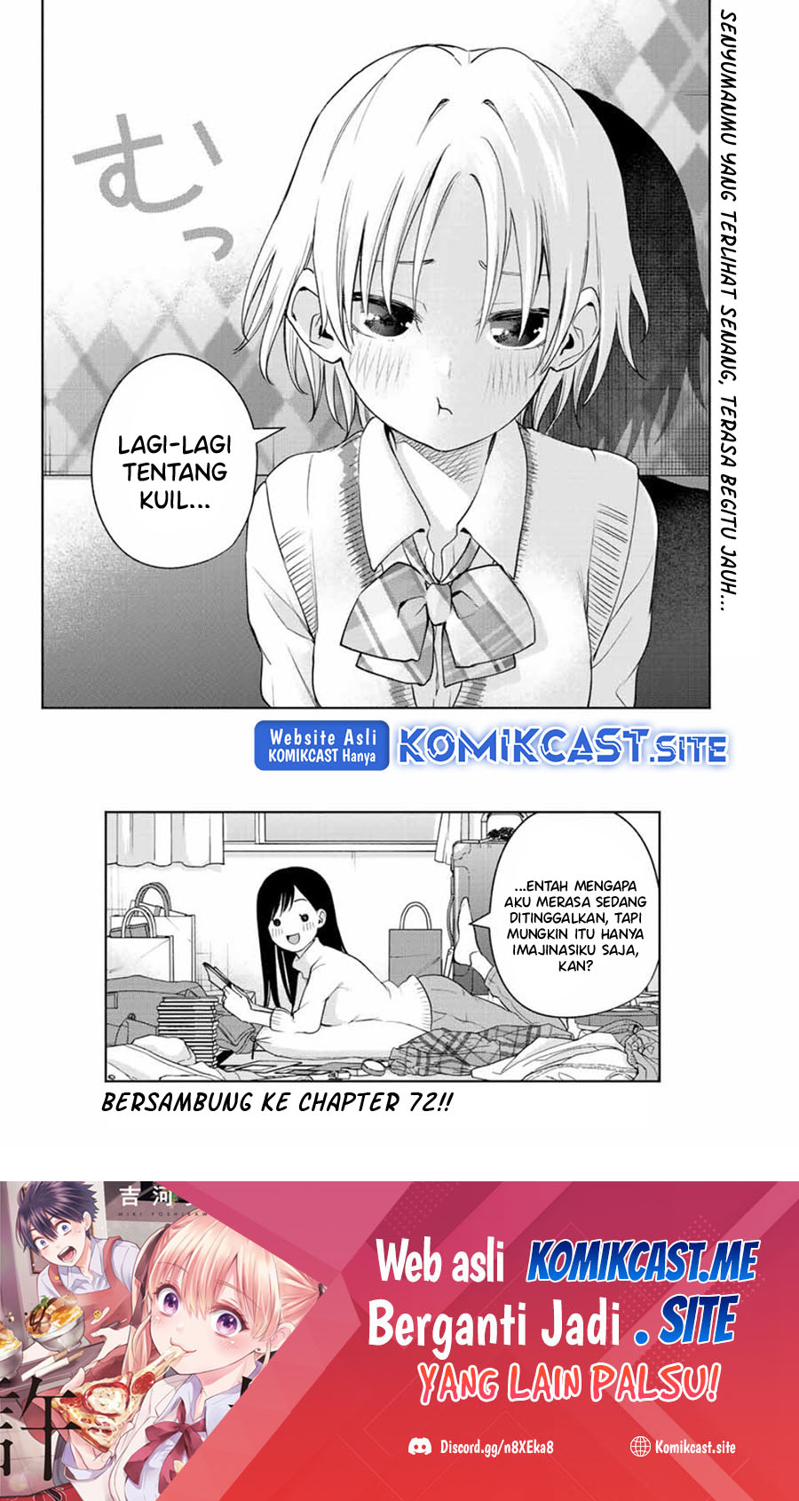 Amagami-san Chi no Enmusubi Chapter 71 - halaman 22