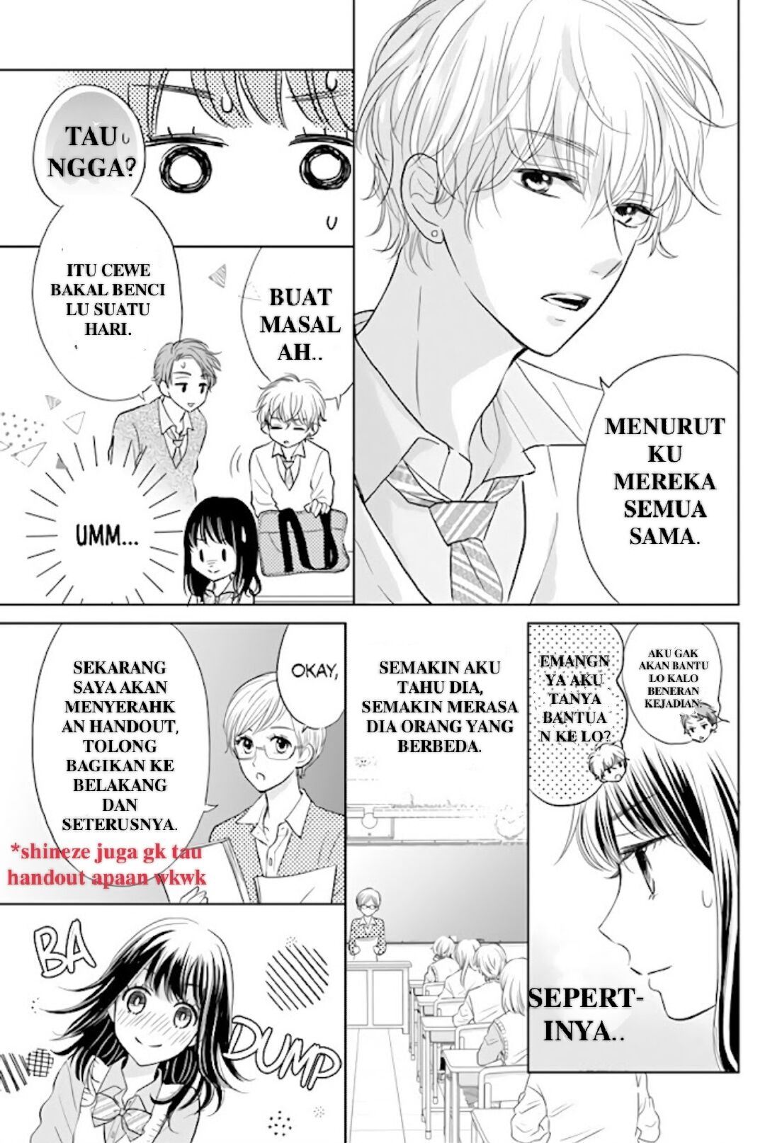 Amagase-kun wa Amayakashite Kurenai. Chapter 1 - halaman 12