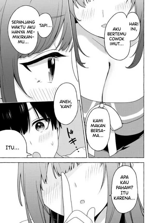 Amakara Gishimai ni Hasamaretemasu Chapter 15 - halaman 16