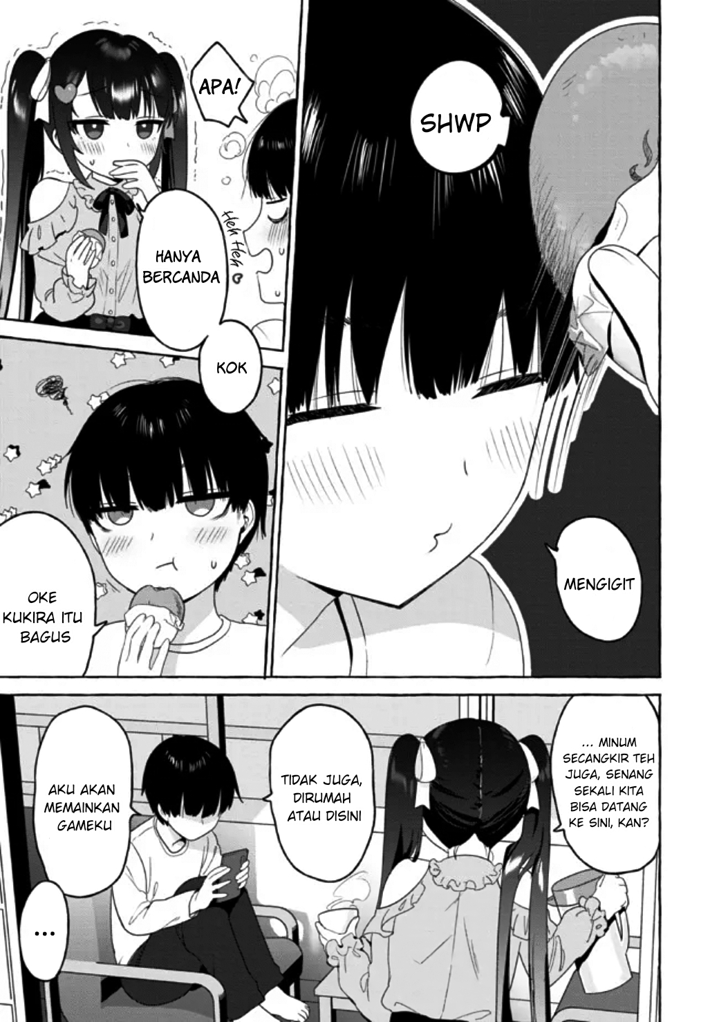 Amakara Gishimai ni Hasamaretemasu Chapter 16 - halaman 6