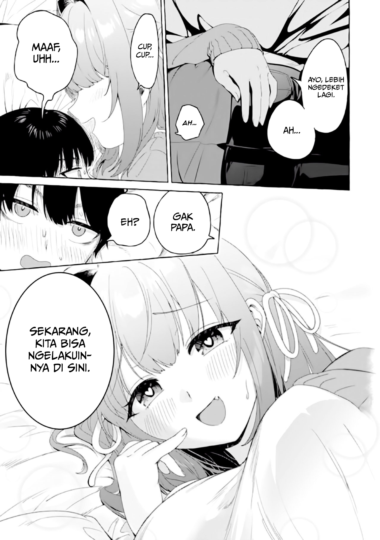 Amakara Gishimai ni Hasamaretemasu Chapter 21 - halaman 16